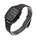 Casio Watch for Unisex Stainless Steel -Black