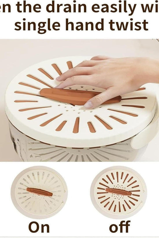 2 In 1 Drainer And Strainer Bowl