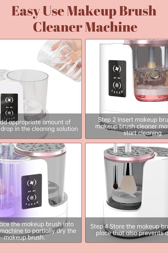 3 in1 Electric Makeup Brush Cleaner