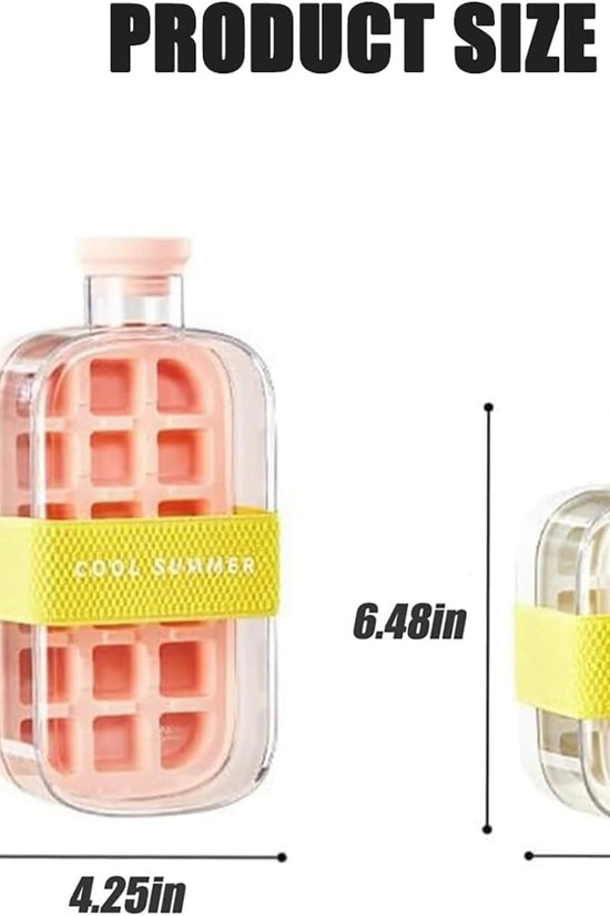 2-in-1 Ice Cube Tray Water Bottle